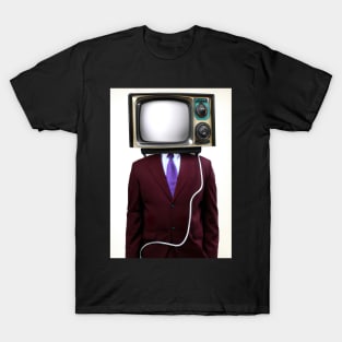 Suit Tube TV Man T-Shirt